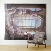 Tenture Arc floral romantique suspendu (En situation (horizontale))