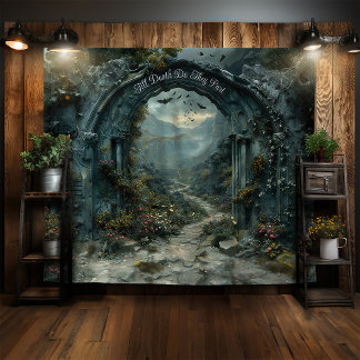 Tenture Arc Mariage gothique romantique Halloween Photo Bo