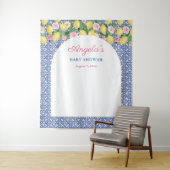 Tenture Arch Positano Lemons Baby shower Photo Contexte (En situation)