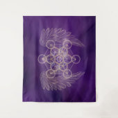 Tenture Archangel Metatron - Le Cube de Metatron (Devant)