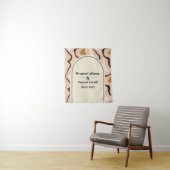 Tenture Arche Arch rose noir Mariage Arch rétrospective (En situation)