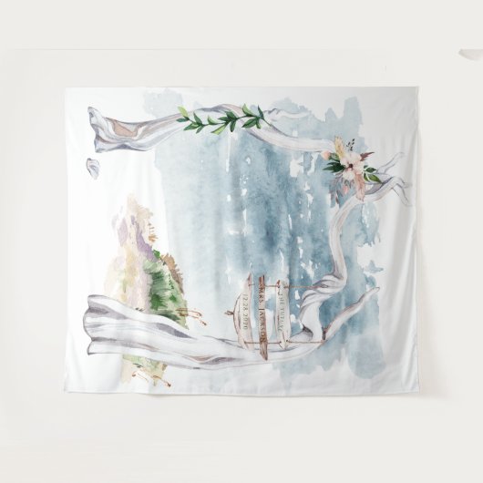 Tenture Arche Boho Driftwood Arch (Devant (Horizontal))