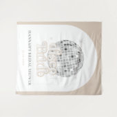 Tenture Arche de Fête des mariées de boule rétro (Devant (Horizontal))