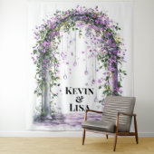 Tenture Arche de jardin Twilight Mariage (En situation)