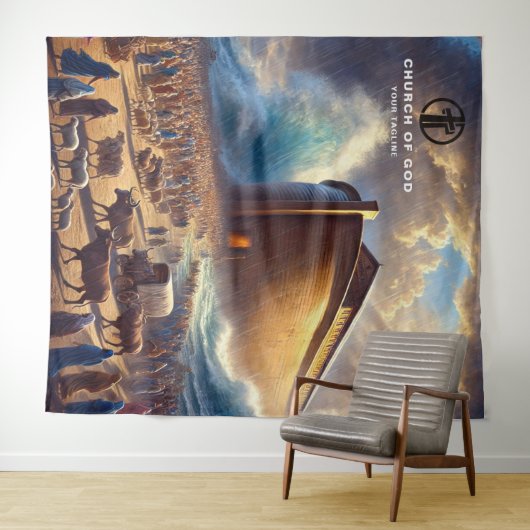 Tenture Arche de Noé (En situation (horizontale))