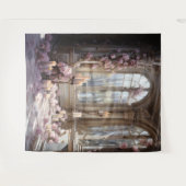 Tenture Arche florale romantique suspendue (Devant (Horizontal))