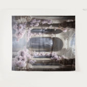 Tenture Arche florale romantique suspendue (Devant (Horizontal))