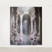 Tenture Arche florale romantique suspendue (Devant)