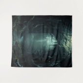 Tenture Arche gothique Moody Dark Forest Tree (Devant (Horizontal))