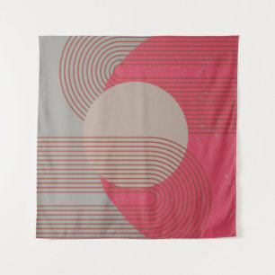 Tenture arches abstrait lance oreiller