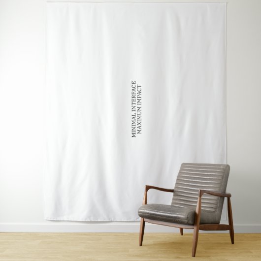 Tenture Architecte d'atmosphère | Studio d'interface minim (En situation)