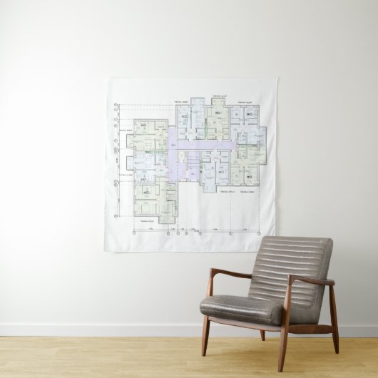 Tenture Architectural Blueprint  (En situation)