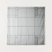 Tenture Architecture Abstraite contemporaine (Devant (Horizontal))