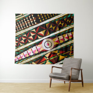 Tenture Architecture espagnole colorée au plafond