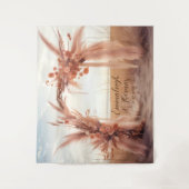 Tenture Archivage du coucher de soleil du marais bohème (Devant)