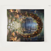 Tenture Archivage mystique de la forêt de contes de fées (Devant (Horizontal))