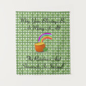 Tenture Arcs-en-ciel et shamrocks (Devant)