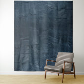 Tenture Ardoises de pierre rustique mur motif bleu de minu (En situation)