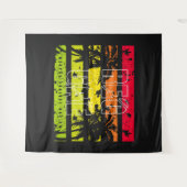 Tenture Arme Reggae Contre Le Racisme (Devant (Horizontal))