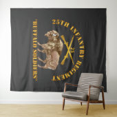 Tenture Armée - 25e Régiment d'infanterie - Soldats de Buf (En situation (horizontale))