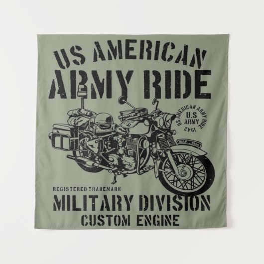 Tenture armée moto couverture (Devant)