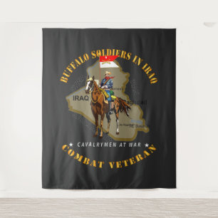 Tenture Armée - Soldats Buffalo en Irak - Cavalrymen
