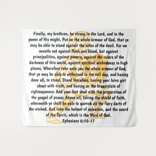 Tenture Armor de Dieu (Devant (Horizontal))