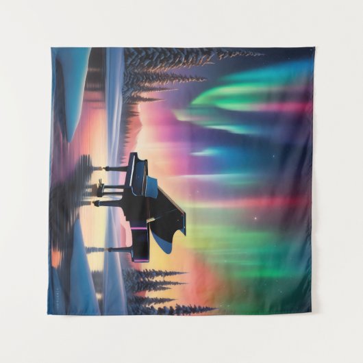 Tenture Arpeggio Aurora #2 (Devant (Horizontal))