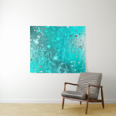 Tenture Arrière - plan à huile Turquoise de la menthe (En situation (horizontale))