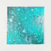 Tenture Arrière - plan à huile Turquoise de la menthe (Devant (Horizontal))