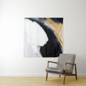 Tenture arrière - plan Abstrait de texture d'huile. or d'a (En situation)