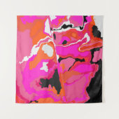 Tenture Arrière - plan Acid Vivid Digital Psychedelic bril (Devant (Horizontal))