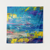 Tenture arrière - plan artistique Abstrait. Peinture à l'h (Devant (Horizontal))