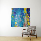 Tenture arrière - plan artistique Abstrait. Peinture à l'h (En situation)