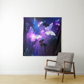 Tenture Arrière - plan aux papillons de nuit (En situation (horizontale))