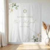 Tenture Arrière-plan bat mitzvah | Vert doré