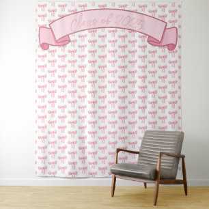 Tenture Arrière-plan Coquette Rose Bow