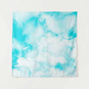 Tenture Arrière - plan d'aquarelle bleu