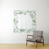 Tenture Arrière - plan d'aquarelle feuille du cadre (En situation (horizontale))