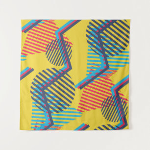 Tenture Arrière - plan d'art pop, texture géométrique abst