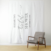 Tenture Arrière-plan de Fête des mariées de script minimal (En situation)