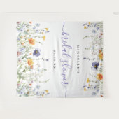 Tenture Arrière-plan de Fête des mariées fleur sauvage (Devant (Horizontal))