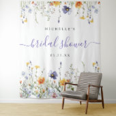 Tenture Arrière-plan de Fête des mariées fleur sauvage (En situation)