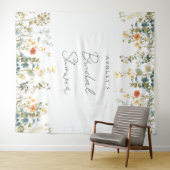 Tenture Arrière-plan de Fête des mariées fleur sauvage (En situation (horizontale))