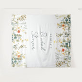 Tenture Arrière-plan de Fête des mariées fleur sauvage (Devant (Horizontal))