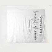 Tenture Arrière-plan de la Fête des mariées de script mode (Devant (Horizontal))