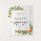 Tenture Arrière-plan de la Fête des mariées Oranges (Devant)