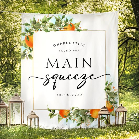 Tenture Arrière-plan de la Fête des mariées Oranges