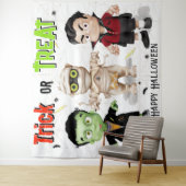 Tenture Arrière-plan de la fête d'Halloween Monster (En situation)