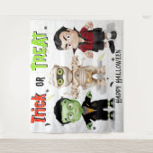 Tenture Arrière-plan de la fête d'Halloween Monster (Devant)